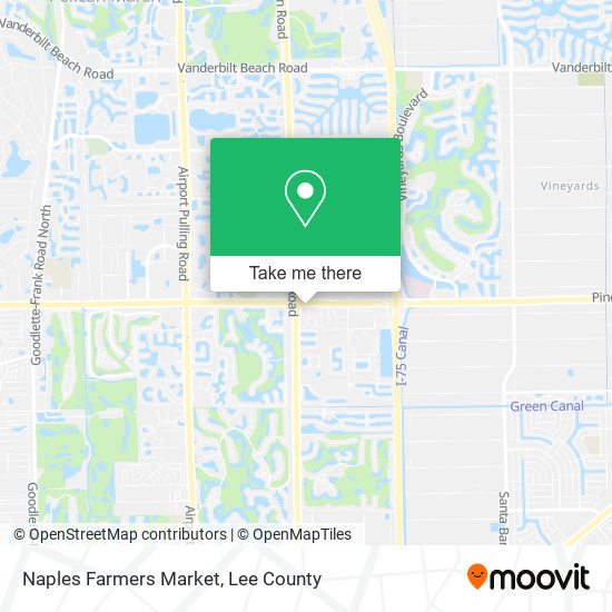 Naples Farmers Market map