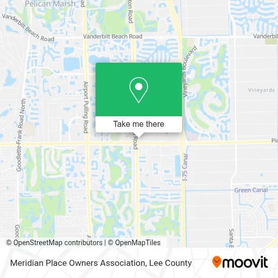 Meridian Place Owners Association map