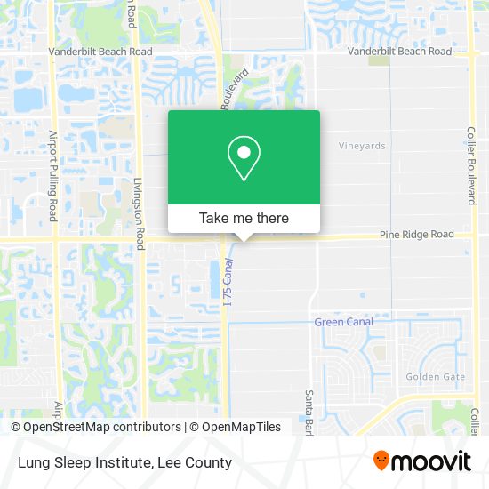Mapa de Lung Sleep Institute