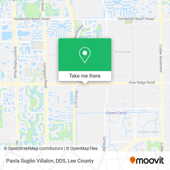 Paola Suglio Villalon, DDS map