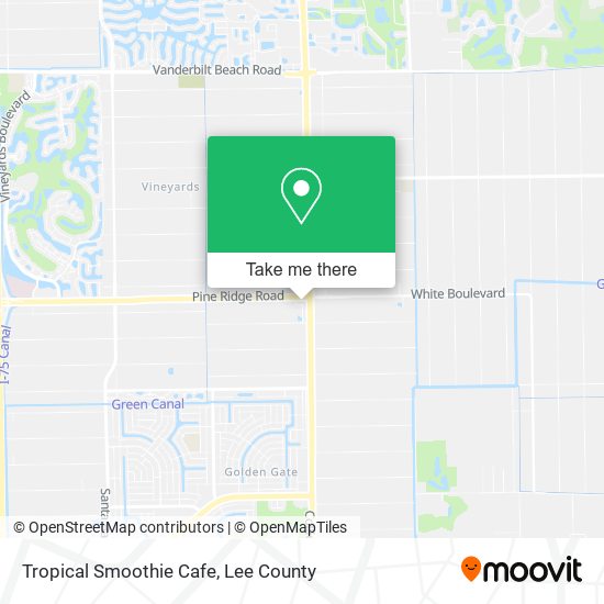 Tropical Smoothie Cafe map