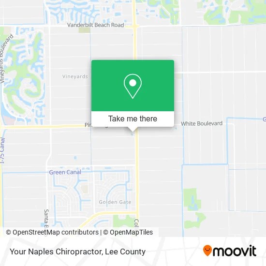 Your Naples Chiropractor map