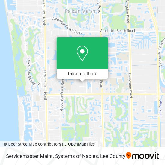 Servicemaster Maint. Systems of Naples map