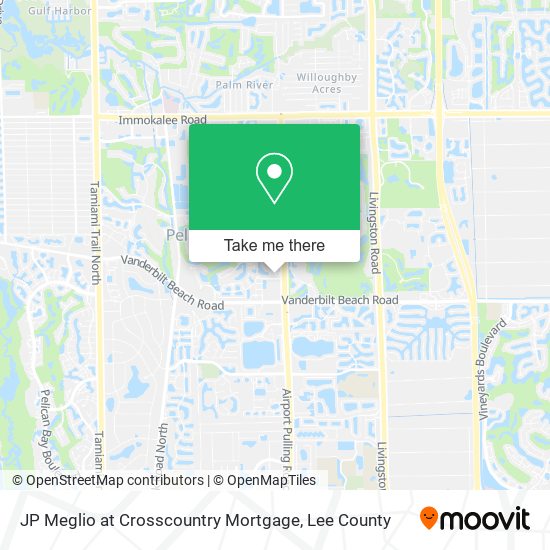 JP Meglio at Crosscountry Mortgage map