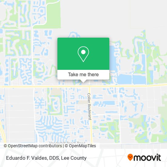 Eduardo F. Valdes, DDS map