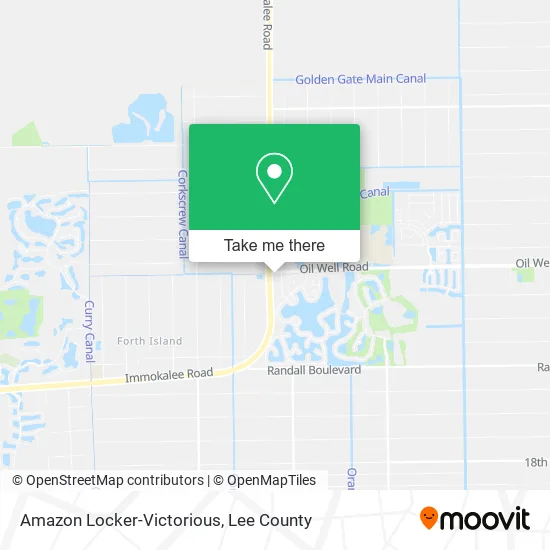 Amazon Locker-Victorious map