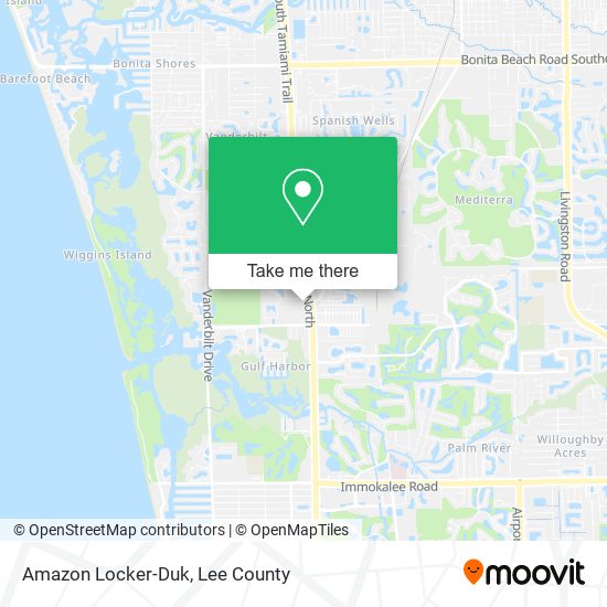 Amazon Locker-Duk map