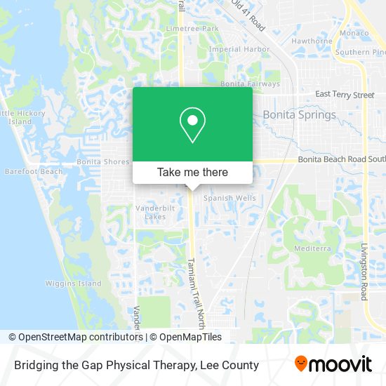 Bridging the Gap Physical Therapy map