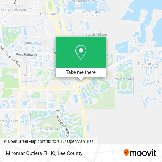Miromar Outlets Fl-HC map