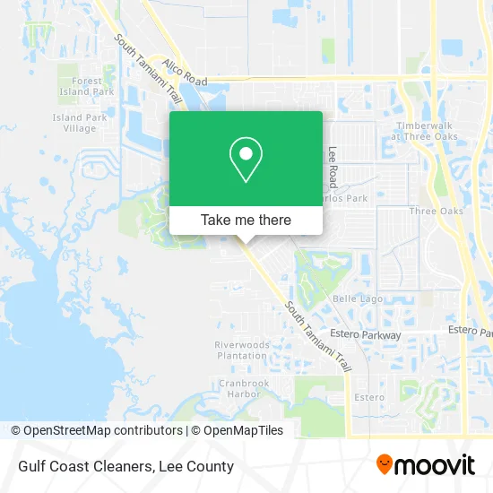Gulf Coast Cleaners map