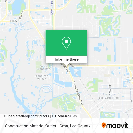 Construction Material Outlet - Cmo map