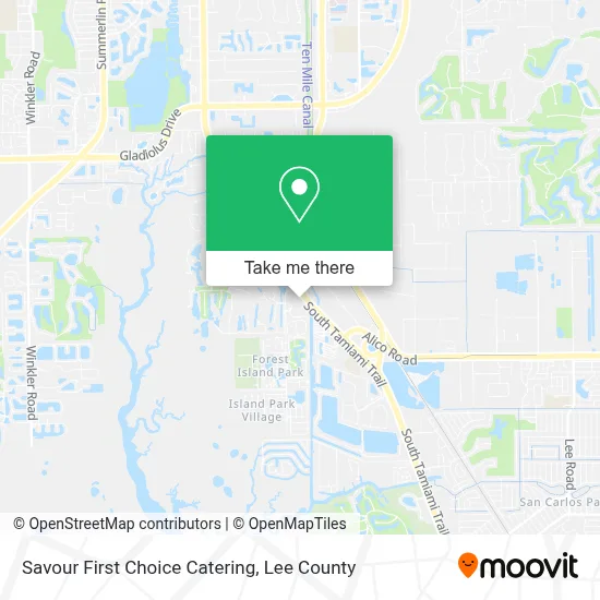 Savour First Choice Catering map