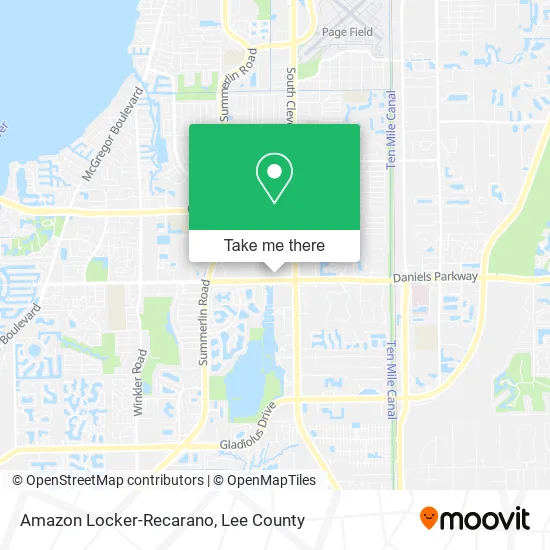 Amazon Locker-Recarano map