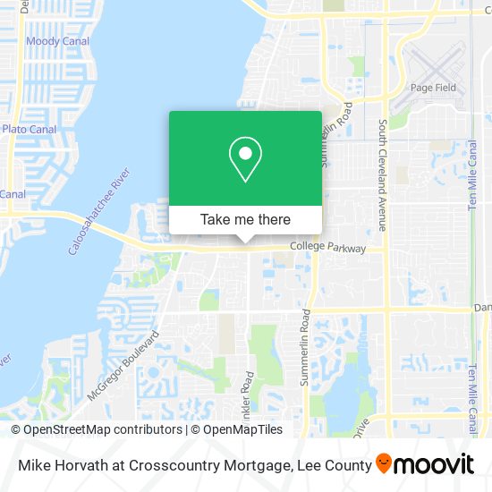 Mike Horvath at Crosscountry Mortgage map