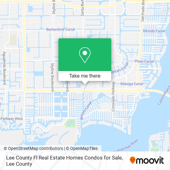 Lee County Fl Real Estate Homes Condos for Sale map