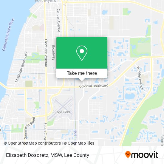Elizabeth Dosoretz, MSW map