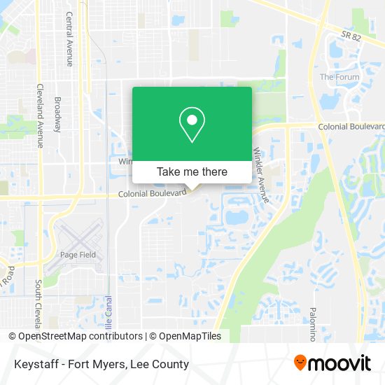 Mapa de Keystaff - Fort Myers