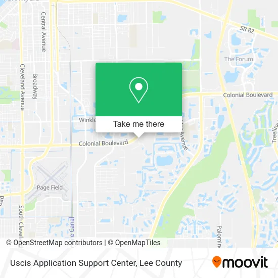 Uscis Application Support Center map