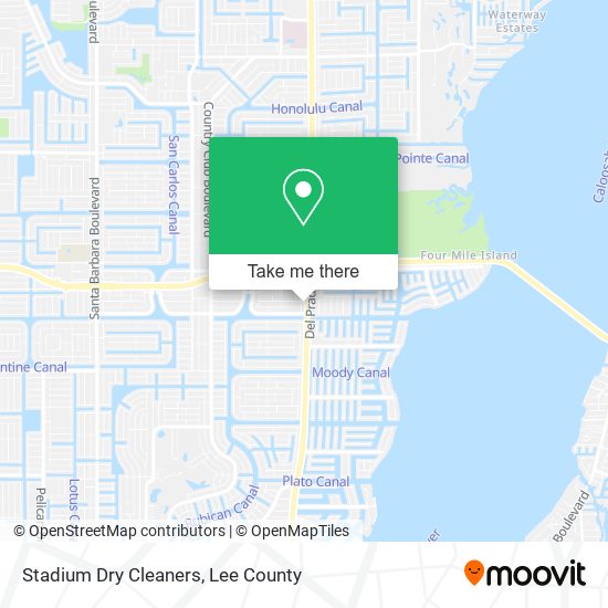 Stadium Dry Cleaners map