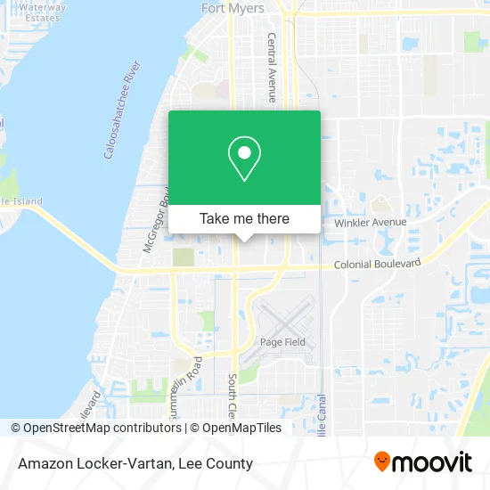 Amazon Locker-Vartan map