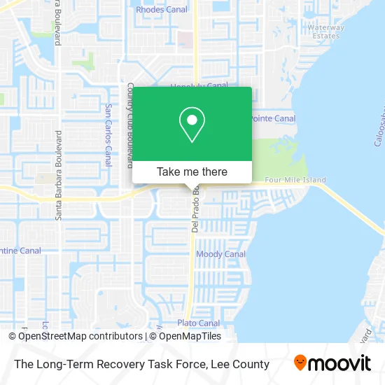 The Long-Term Recovery Task Force map