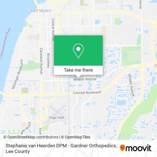 Mapa de Stephanie van Heerden DPM - Gardner Orthopedics