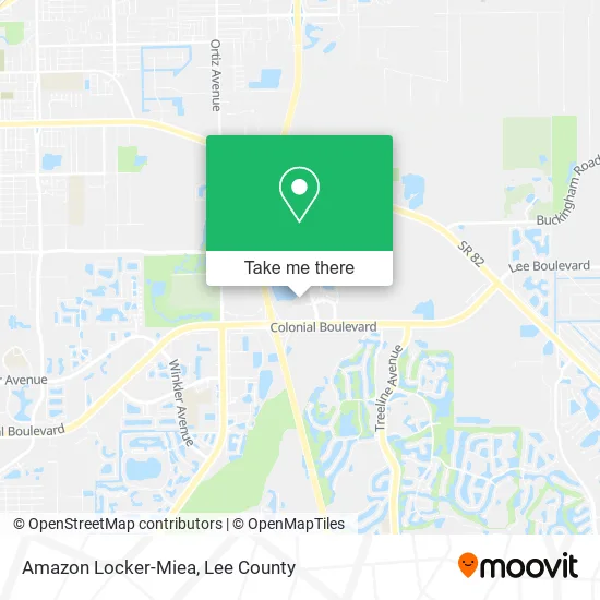 Amazon Locker-Miea map