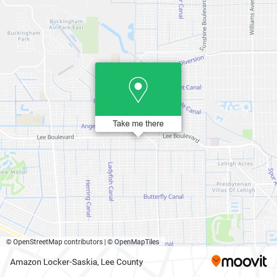 Mapa de Amazon Locker-Saskia