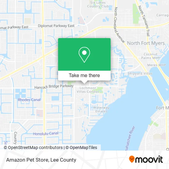 Amazon Pet Store map