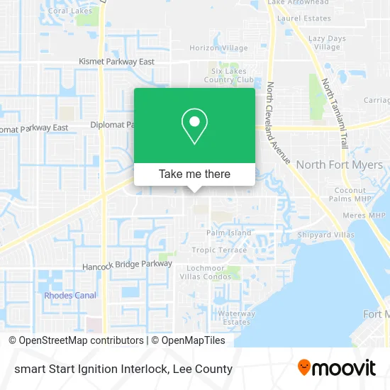 smart Start Ignition Interlock map
