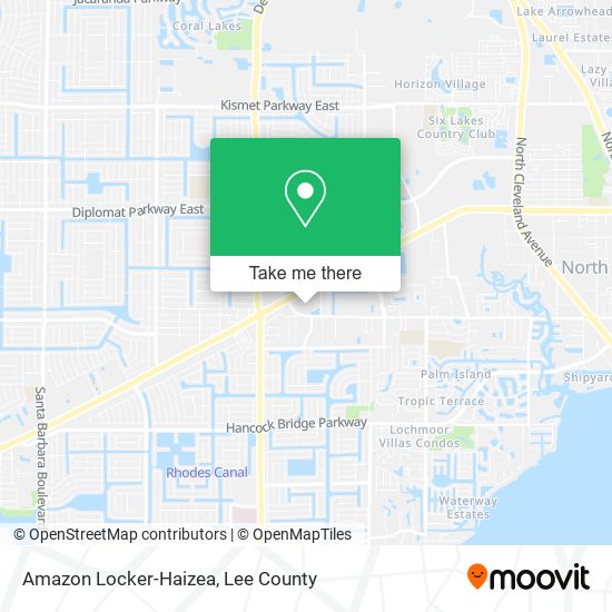 Mapa de Amazon Locker-Haizea