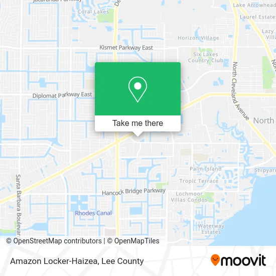 Amazon Locker-Haizea map