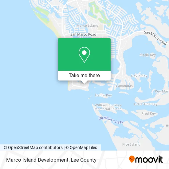 Marco Island Development map