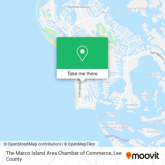 The Marco Island Area Chamber of Commerce map