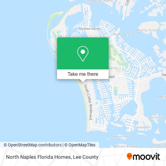 North Naples Florida Homes map