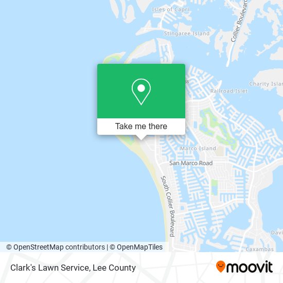 Mapa de Clark's Lawn Service