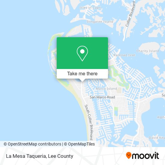 La Mesa Taqueria map