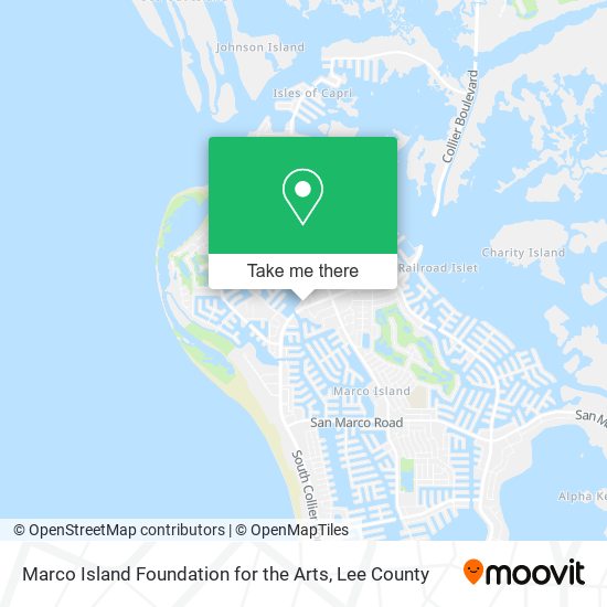 Mapa de Marco Island Foundation for the Arts