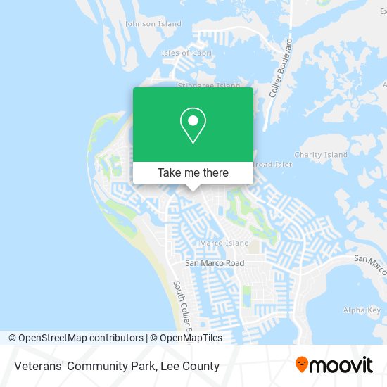 Veterans' Community Park map
