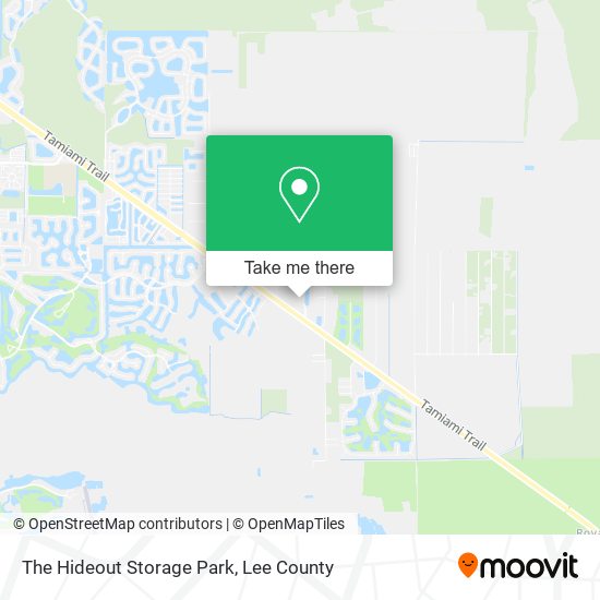 Mapa de The Hideout Storage Park