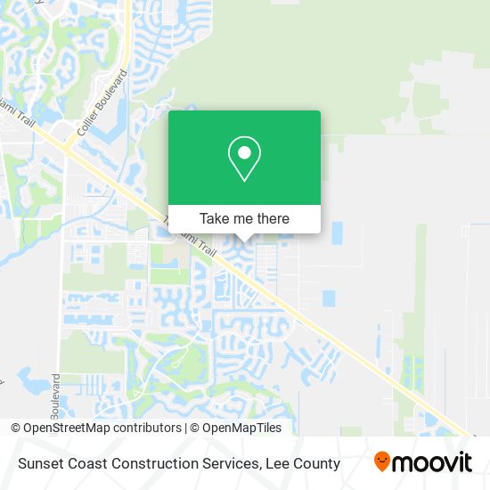 Sunset Coast Construction Services map