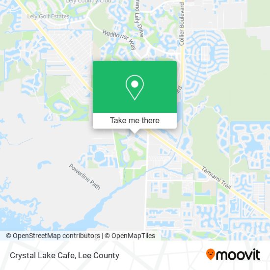 Mapa de Crystal Lake Cafe