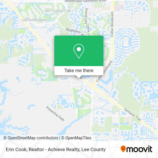 Erin Cook, Realtor - Achieve Realty map