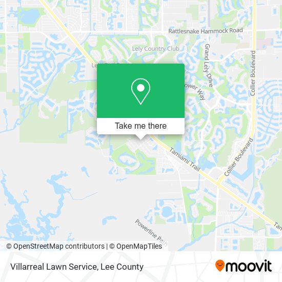 Villarreal Lawn Service map