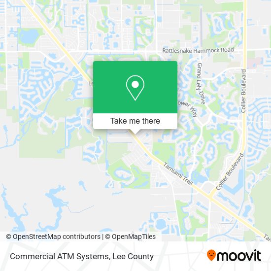 Commercial ATM Systems map