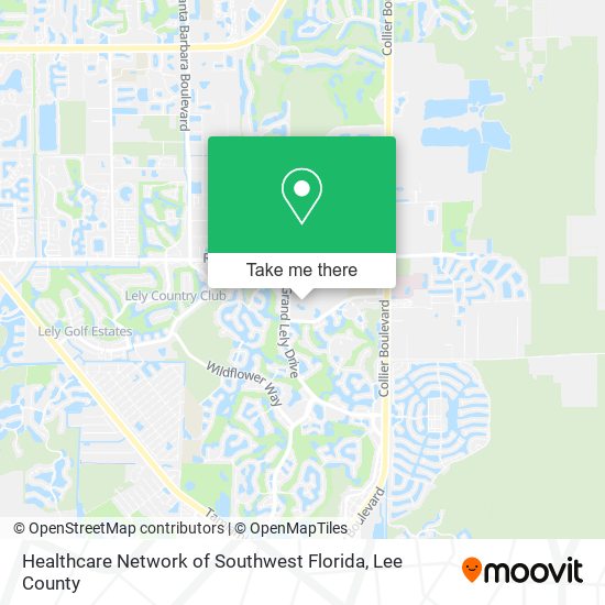 Mapa de Healthcare Network of Southwest Florida