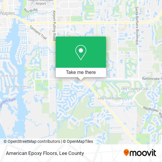 Mapa de American Epoxy Floors