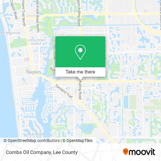 Combs Oil Company map