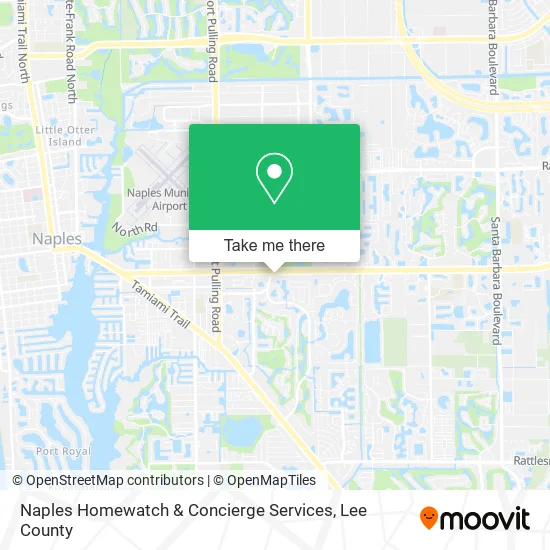 Mapa de Naples Homewatch & Concierge Services