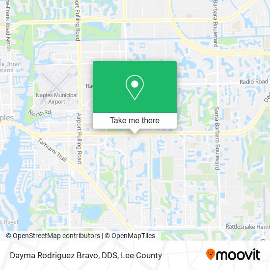 Dayma Rodriguez Bravo, DDS map